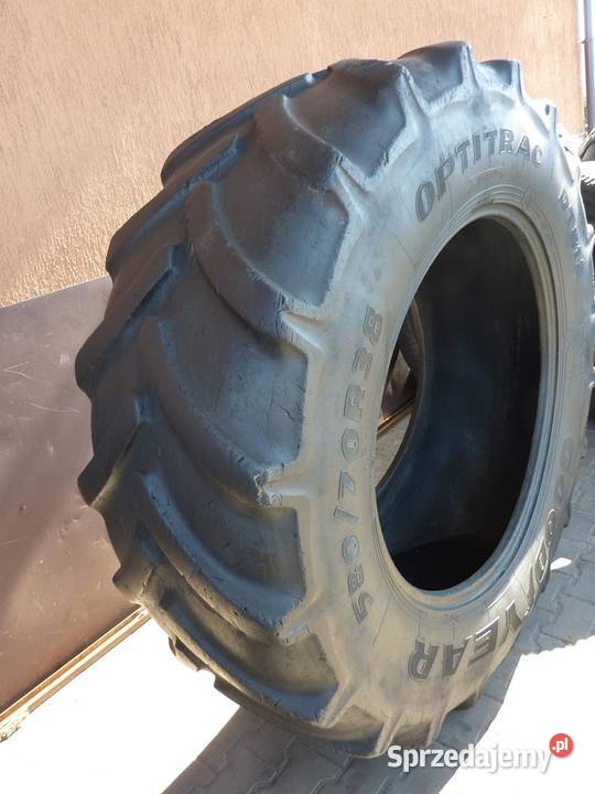 2x Opona używana rolnicza 58070R38 GOODYEAR 1000 Zaścianki