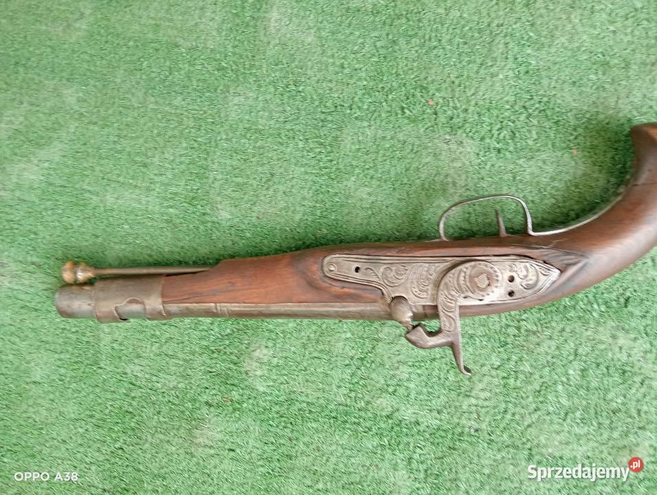 pruski pistolet kapiszonowy Antyki, Sztuka, Kolekcje dolnośląskie