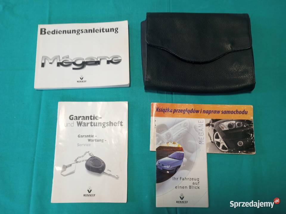 RENAULT Megane 1 lift Instrukcja Obsługi Książka Poradniki, albumy i reportaże Łódź