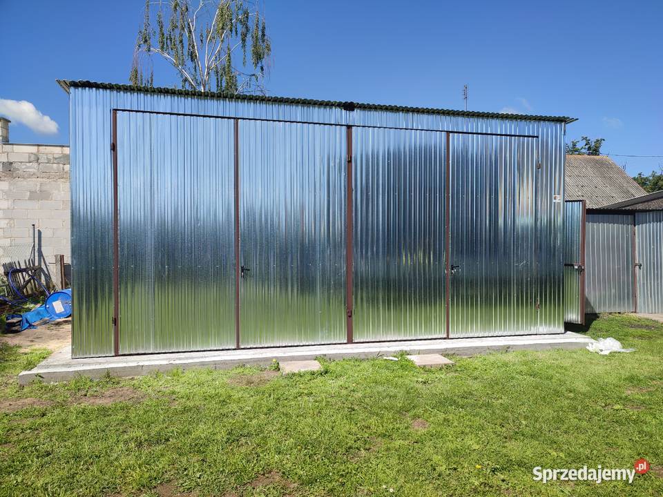 Garaż blaszany 6x6 OCYNKOWANY Garaże Blaszane Pozostałe