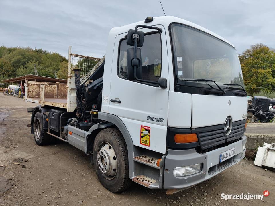 MercedesBenz ATEGO 1218 4x2 Wywrotka z żurawiem Tymowa