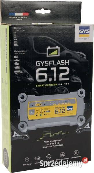 Ładowarka inwentorowa Gys GYSFLASH 612 029378GYS Prostowniki i kable rozruchowe