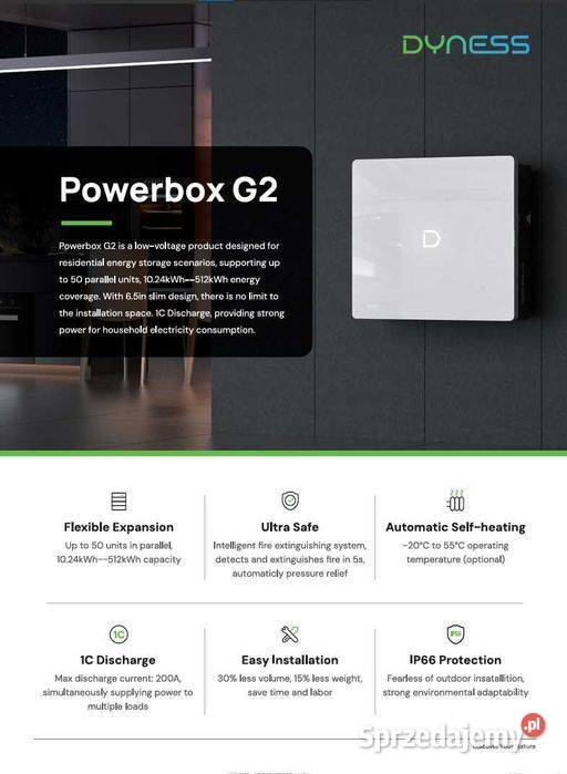 Dyness PowerBox G2 1024 kWh 5999 brutto z VAT