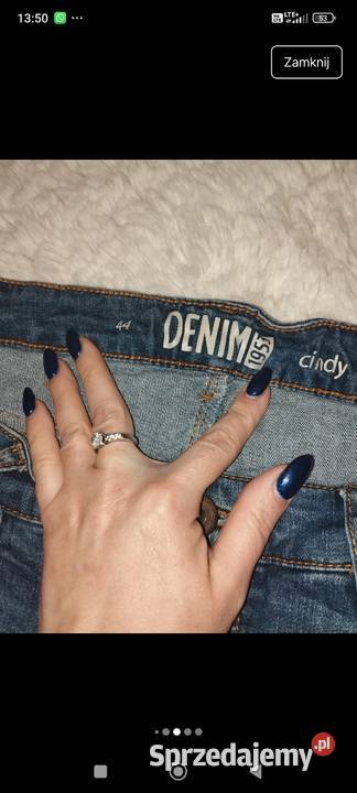 Spodnie dżinsowe damskie rozmiar 44 Ropczyce