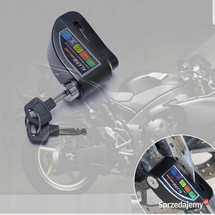 BLOKADA TARCZY HAMULCOWEJ Z ALARMEM SKUTER Akcesoria Oława
