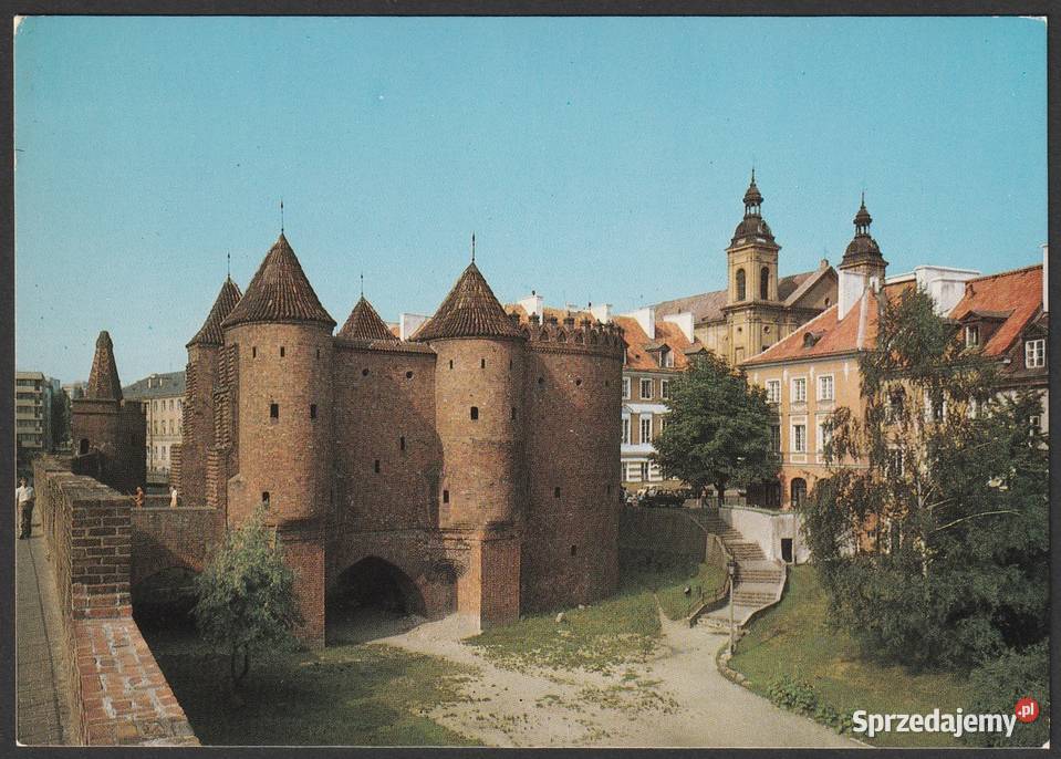 WARSZAWA STARE MIASTO BARBAKAN 1975 BEZ OBIEGU Łódź