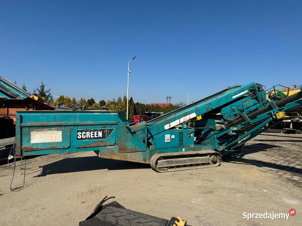 Powerscreen Chieftain 1400 Mobilny przesiewacz Rok produkcji 2004 Kołodziejewo