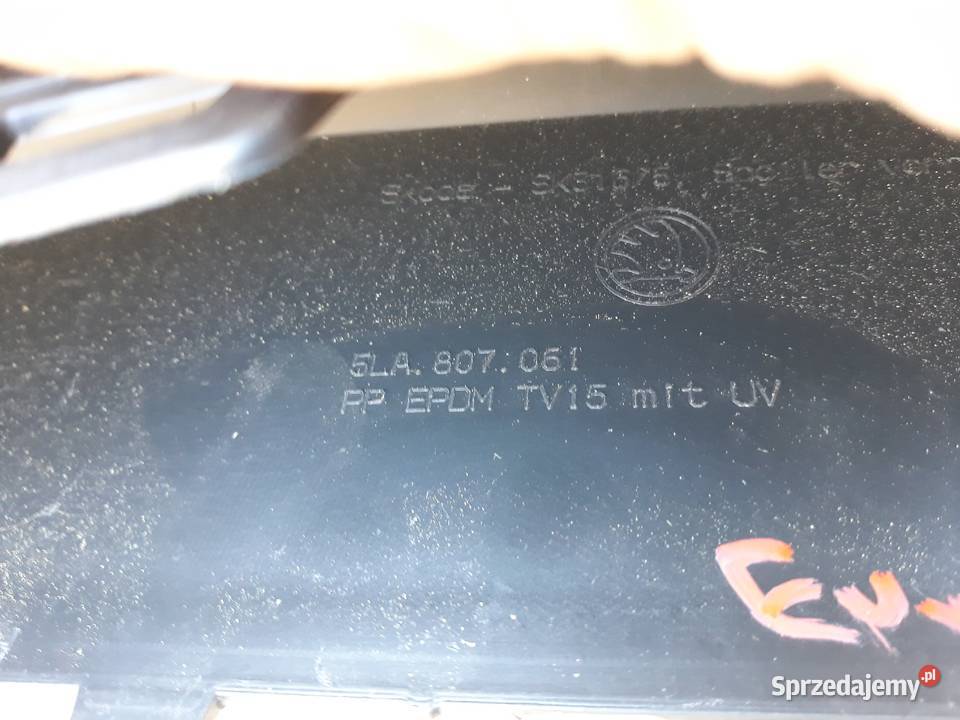 SKODA ENYAQ SPOILER DOKŁADKA ZDERZAKA PRZÓD Karoseria sprzedam
