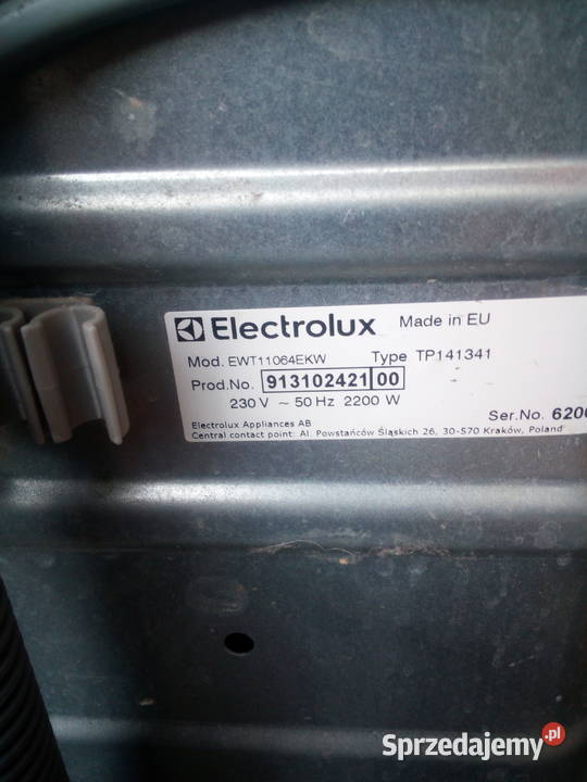 pralka ELECTROLUX EWT 11064 EKW Szczekociny