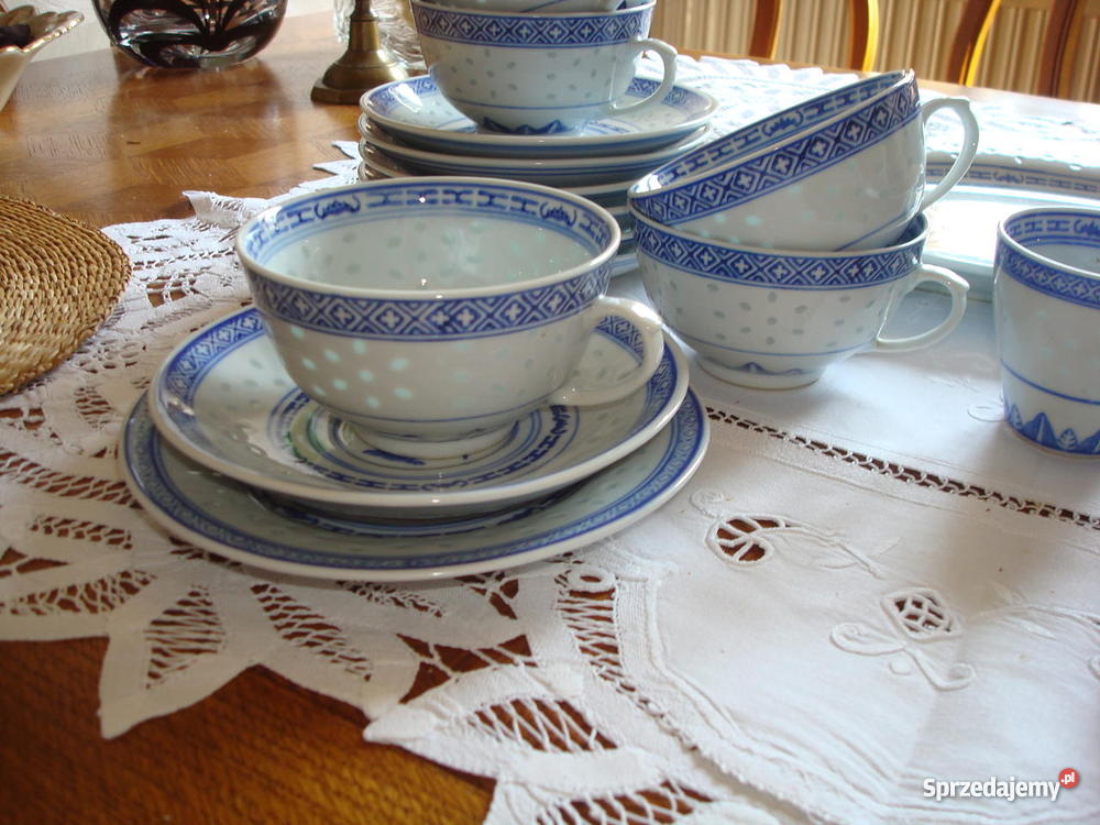 22 z PORCELANY KAWOWO HERBACIANY porcelana z la Jelenia Góra