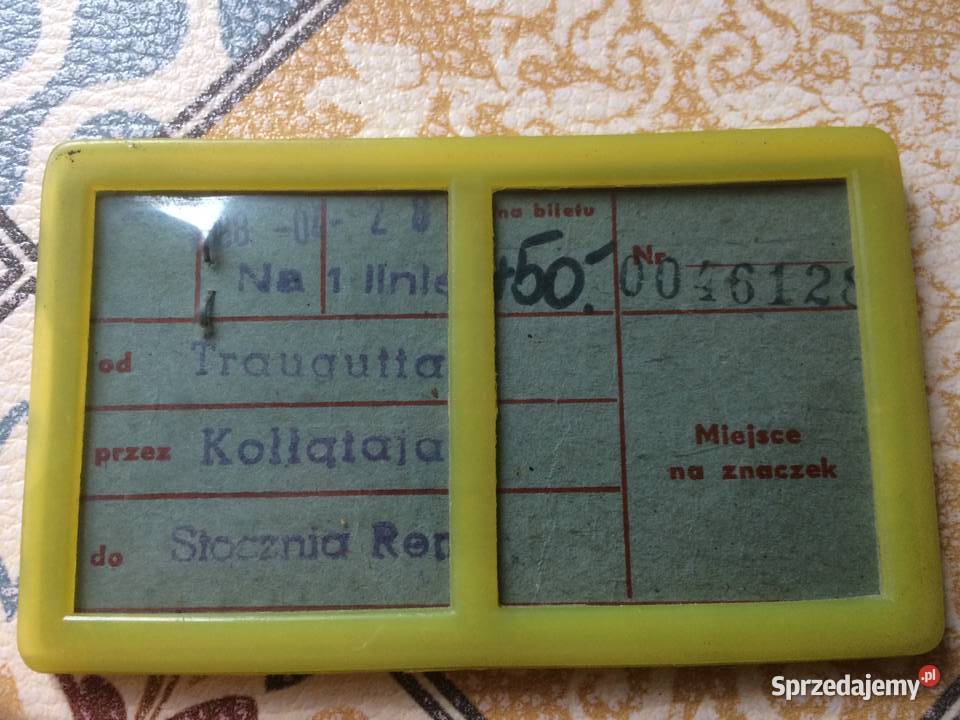 1184 Legitymacja Komunikacji Miejskiej w zachodniopomorskie Szczecin