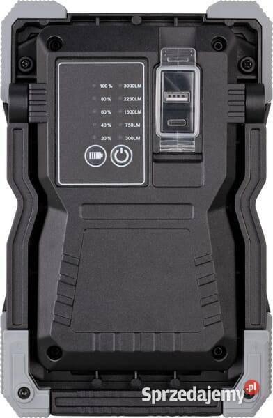 Mobilna lampa akumulatorowa LED RUFUS 3000MA Oświetlenie małopolskie Kamionna