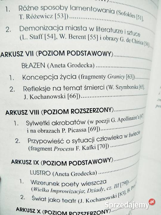 Matura bez barier polski outlet używane szkolne Warszawa sprzedam