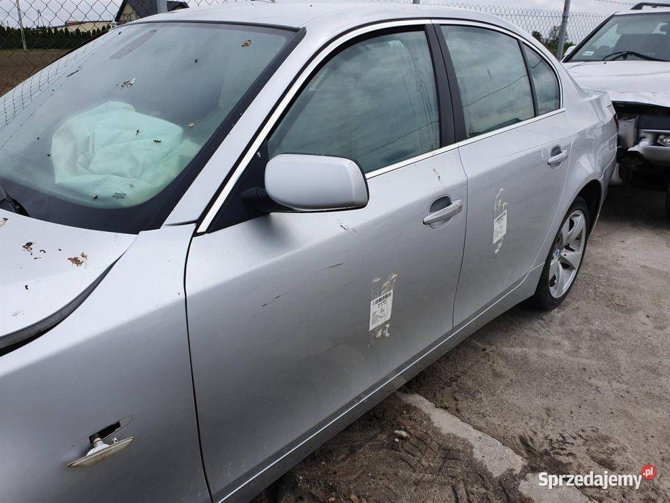 DRZWI LEWE PRZÓD BMW E60 530D TITANSILBER osobowe Lipno sprzedam