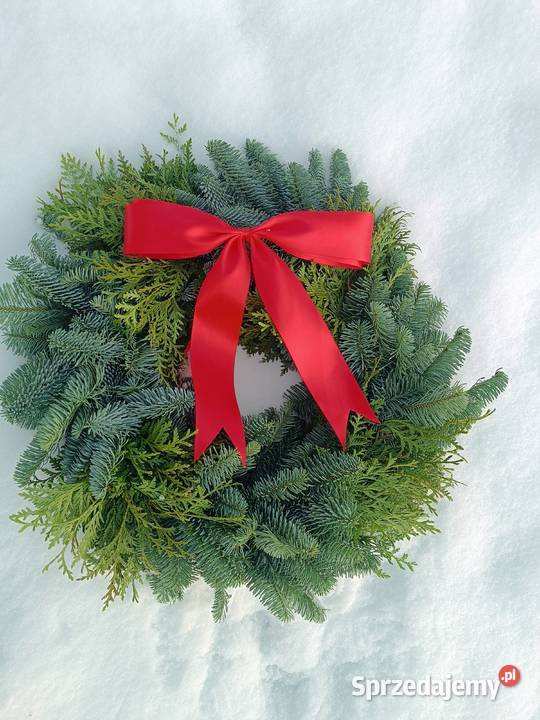 Wianki bożonarodzeniowe zielony Boże Narodzenie