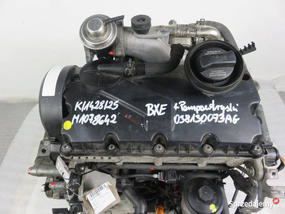 SILNIK SEAT LEON II 19 TDI 105 BXE 038130073AG Części samochodowe