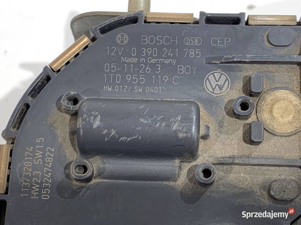 MECHANIZM WYCIERACZEK PRZÓD LEWY VW TOURAN Mechanizmy wycieraczek