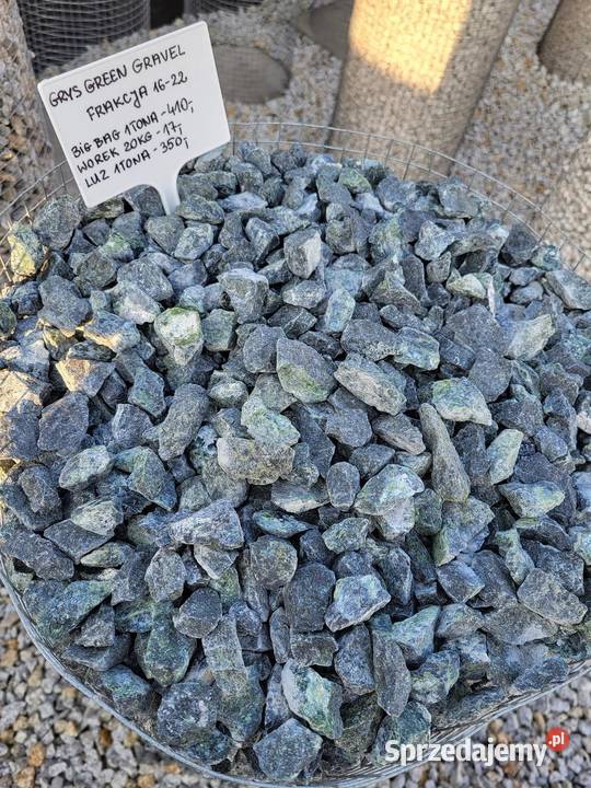 Grys GREEN GRAVEL serpentynit 1622 mm Kamienie mazowieckie Podkowa Leśna sprzedam
