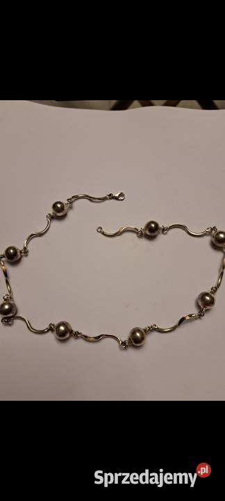 Naszyjnik srebrny z kulkami srebro Radom