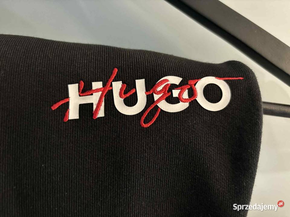 Spodnie dresowe z mieszkanki bawełny HUGO Rozmiar M