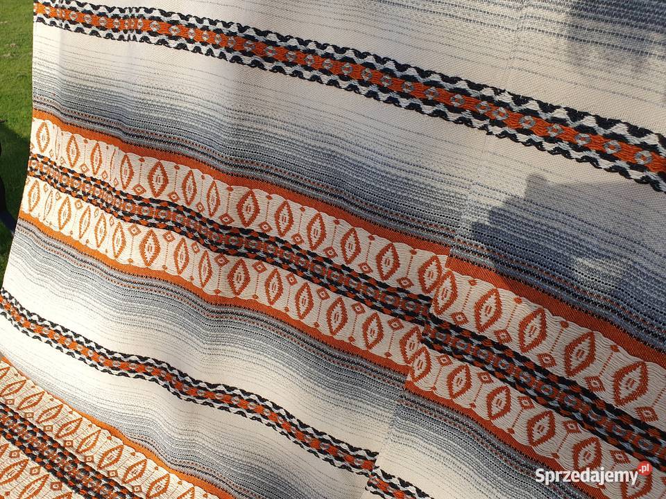 Wełniane zasłony z lat 60 Myszków