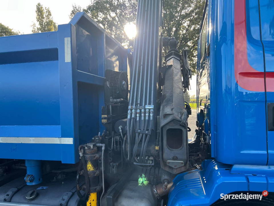 Wywrotka 4 osiowa 8x4 wywrotka z dzwigiem Scania 13000kg Warszawa
