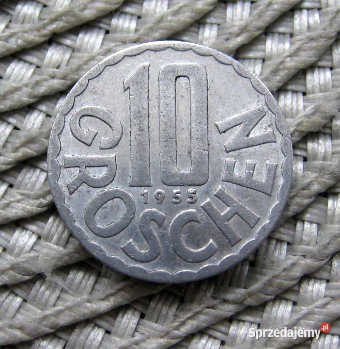 Austria 10 Groszy 1955r Kalisz