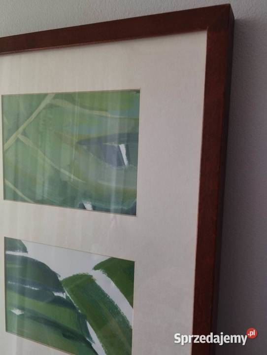 Obraz brązowa rama 91 32 Łódź sprzedam