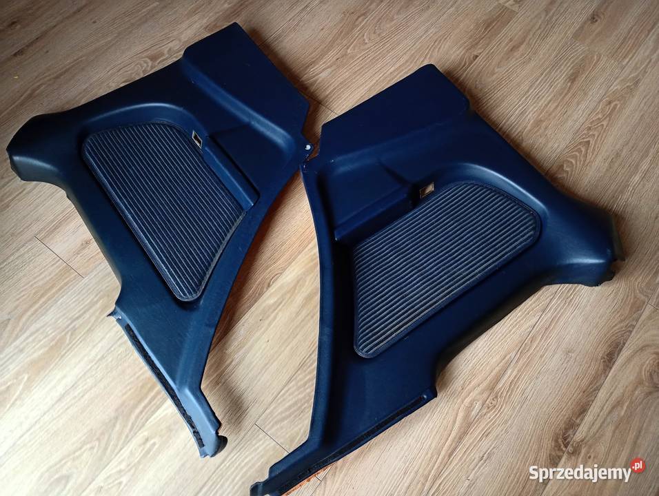 Mercedes w123 c123 boczek boczki niebieski welur