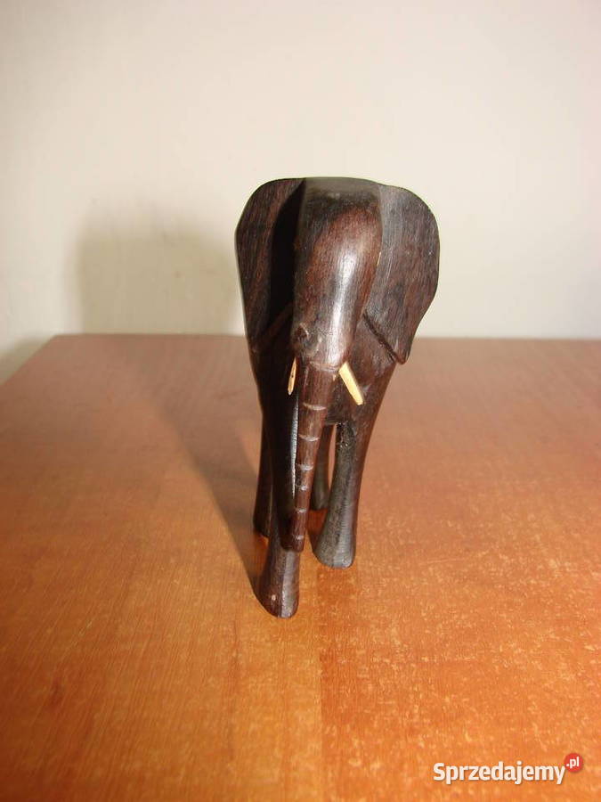 drewniana figurka słonia Pruszcz Gdański sprzedam