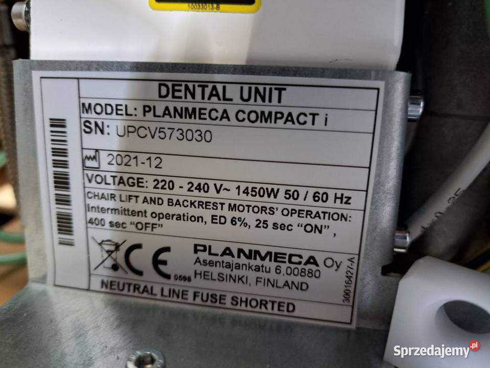 Planmeca Compact i5 Unit stomatologiczny Stan Warszawa