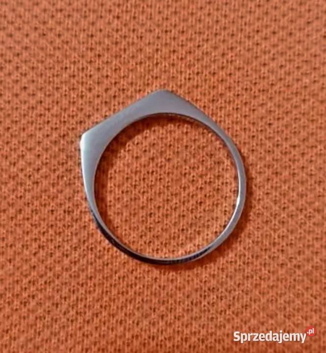Nowy pierścionek obrączka stal chirurgiczna