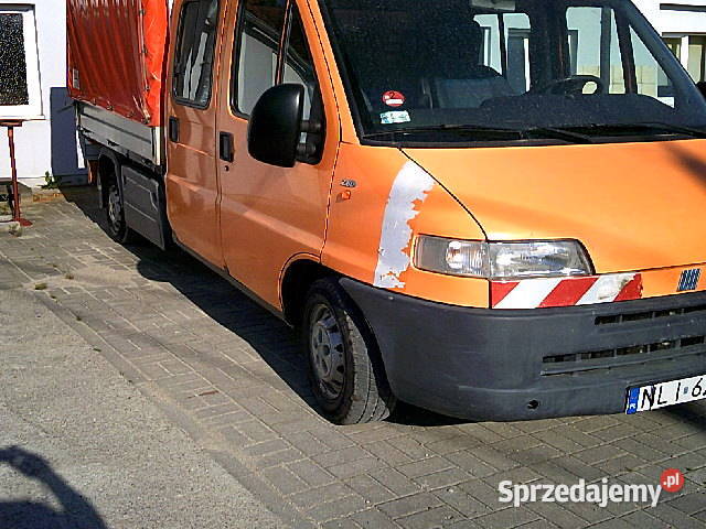 Sprzedam Fita Ducato 1999r podwójna kabina nieuszkodzony Lidzbark Warmiński