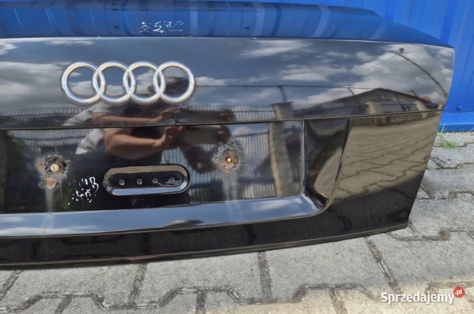 KLAPA BAGAŻNIKA TYŁ AUDI A4 B6 SEDAN LY9B CZARNA Działoszyce