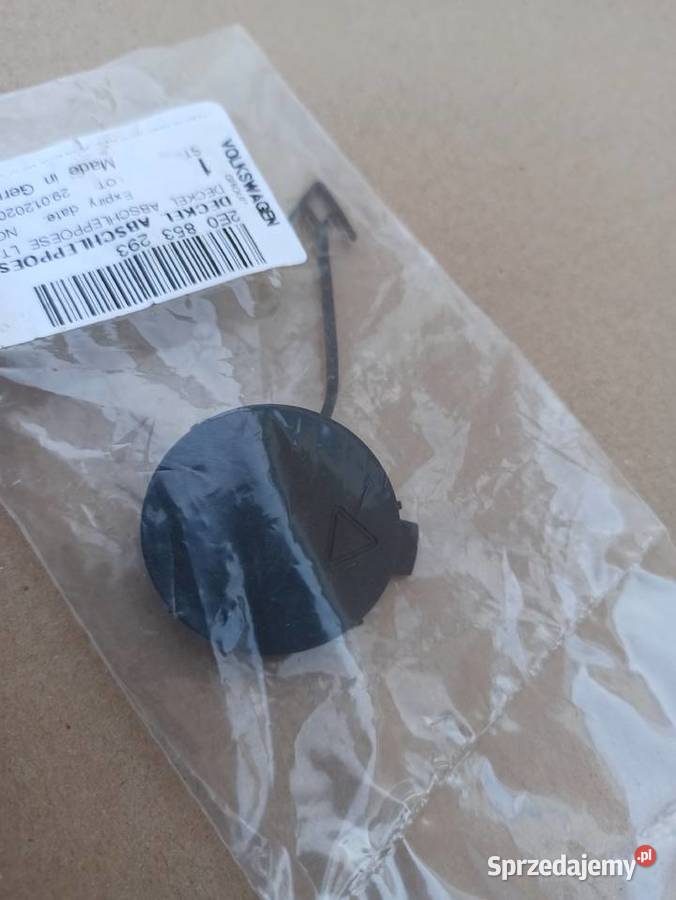 VW CRAFTER ZAŚLEPKA HAKA ZDERZAKA PRZÓD lubuskie Trzciel