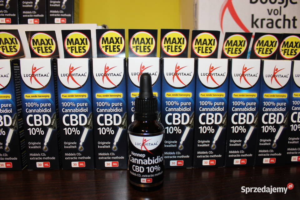 Olej konopny CBD 10 krople 30 ml Lucovitaal łódzkie Łódź