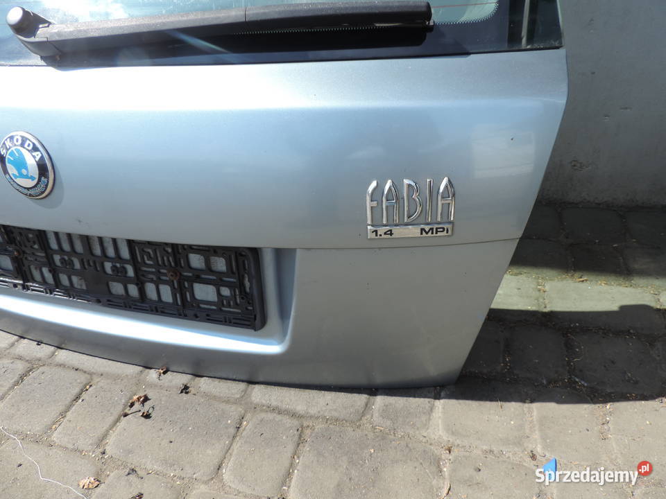 KLAPA TYŁ BAGAŻNIKA SKODA FABIA I HB 5D 9151 osobowe Nowy Sącz