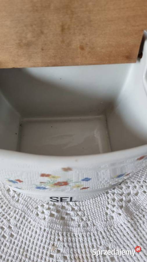 Pojemnik na sól vintage Wola Podłężna