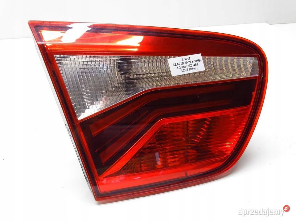 LAMPA LEWA LEWY TYŁ TYLNA W KLAPE SEAT IBIZA IV