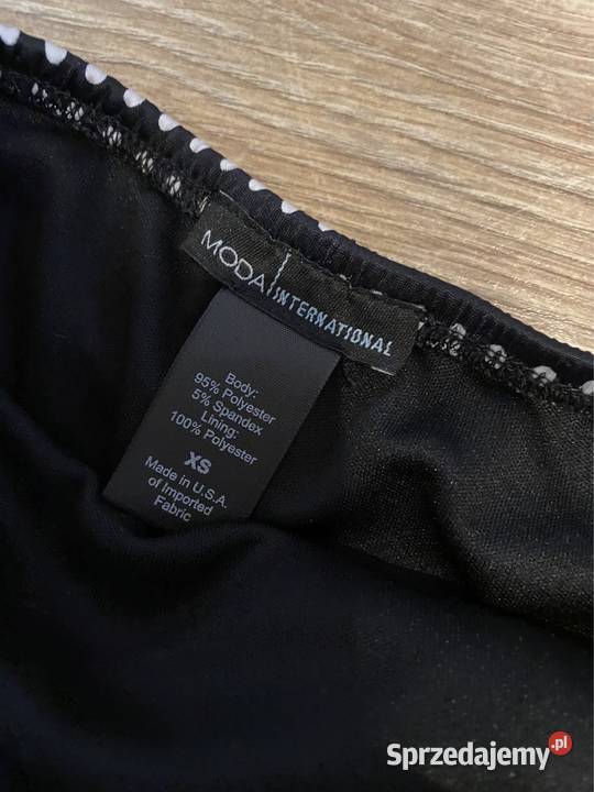 Top bluzna w kropki 34 xs victoria secret moda Chojna