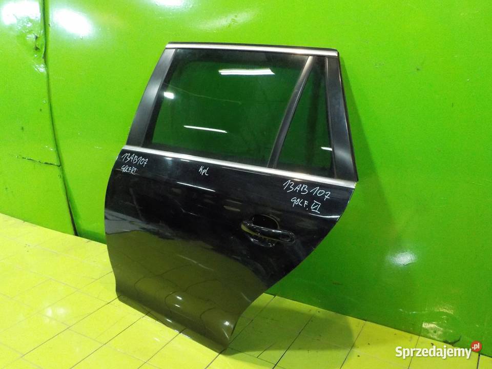 VW GOLF VI 20 TDI 09r drzwi lewe tyl kompletne mazowieckie