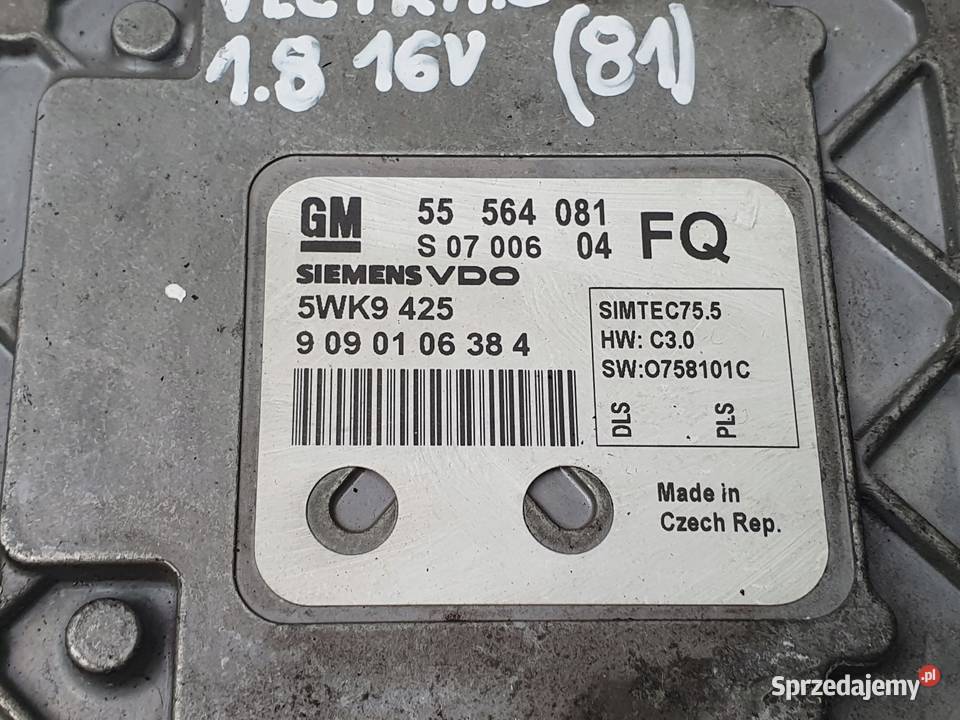 STEROWNIK SILNIKA Opel Vectra C 18 16V 55564081 Chełm