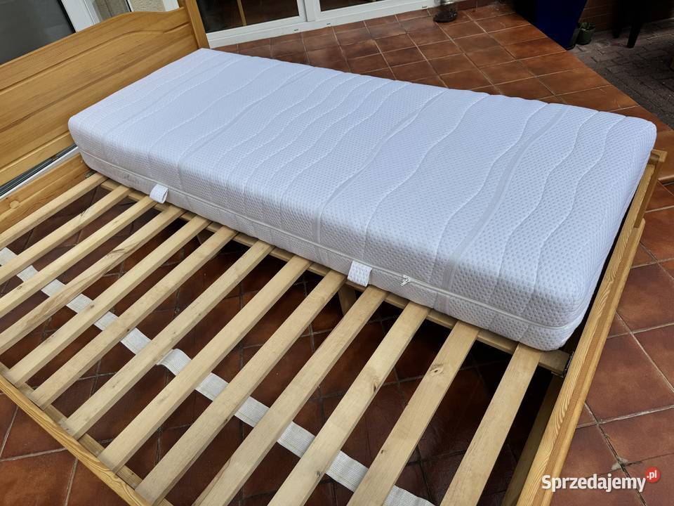 Łóżko drewniane 160x200 sosnowe sypialnia łoże Garwolin