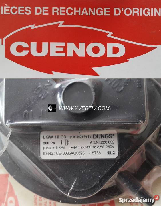 Cuenod C8 DUNGS LGW10C3 Presostat Czujnik