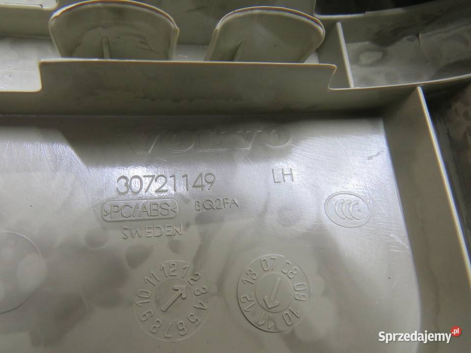 OSŁONA SŁUPKA LEWA VOLVO XC60 30721149 Podszybia