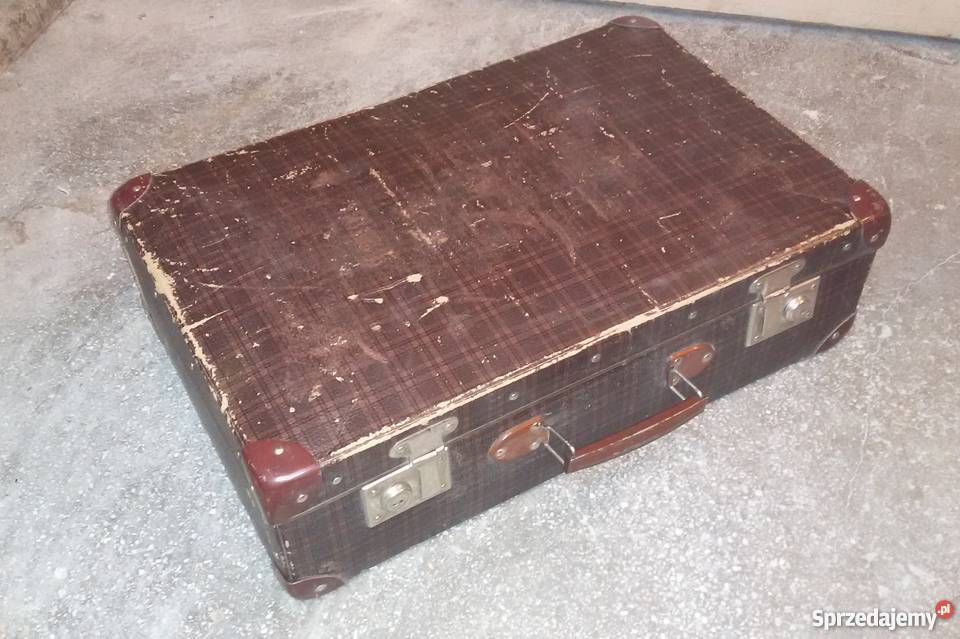 3 stare walizki z czasów PRL Warszawa