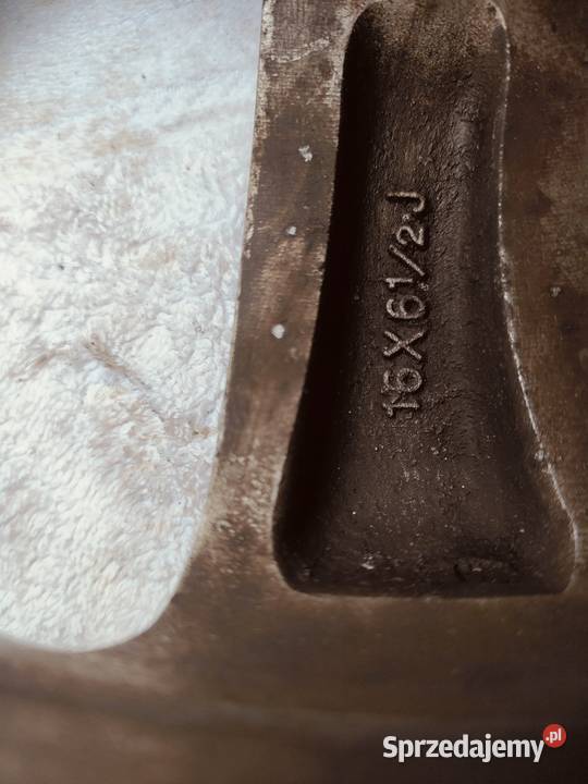 Oryginalne Felgi Aluminiowe Mazda 16 5x1143 ET Średnica 16" Samochodowe Jarosław