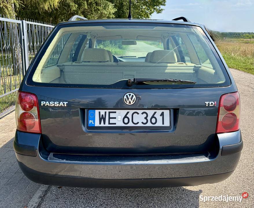 Volkswagen Passat DUŻY SERWIS KOLOR i WNĘTRZE isofix Warszawa
