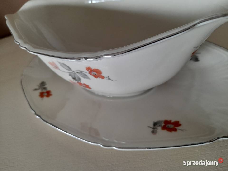 Porcelanowa sosjerka vintage Czechoslovakia Sosjerki i dipówki wielkopolskie Konin