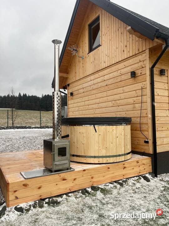 Balia ogrodowaKOMPLET Gorąca beczka Jacuzzi Podsarnie